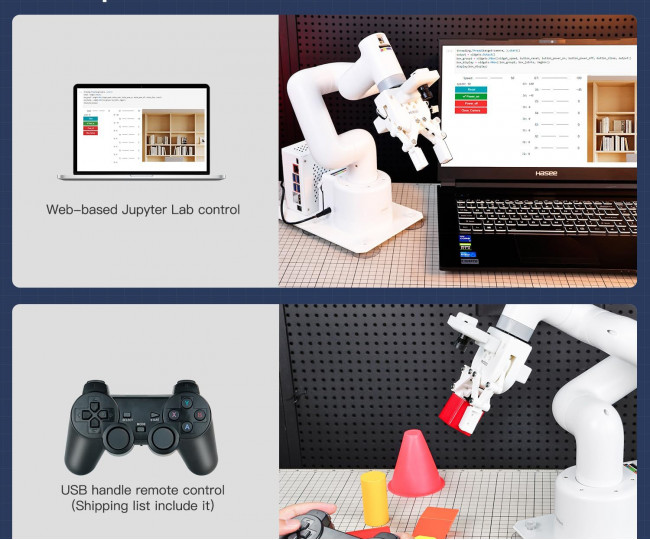 Yahboom Jetson Nano 4GB - Колаборативна робототехнічна рука